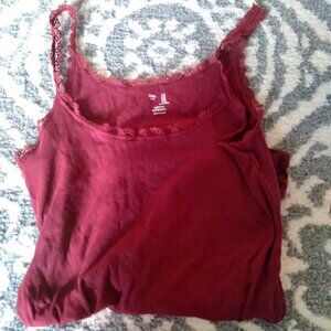 GAP like new tank top/cami Medium. Maroon color
